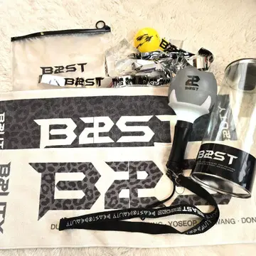 BEAST 묶음 판매 사인공 응원봉 타월