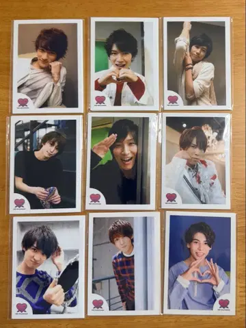 미니 사진 Snow Man 9인 세트