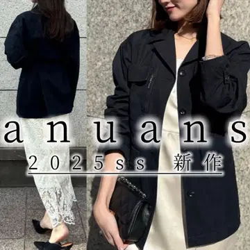 9 신상 anuans 아뉴앙스 밀리터리 오버 자켓 네이비 25ss