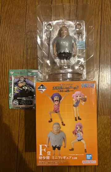 1번 복권 원피스 미래섬 에그헤드 F상 피규어 바솔로뮤 쿠마 + 덤 1점