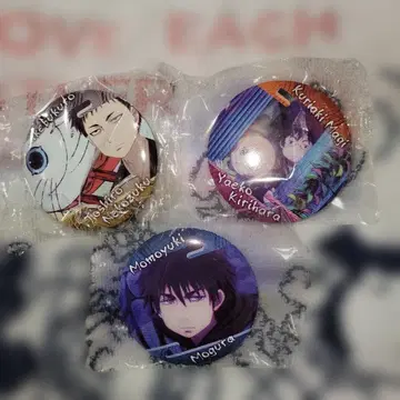 두더지 출입 금지 캔 배지 3점