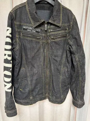 NORTON 바이커 데님 자켓 XL