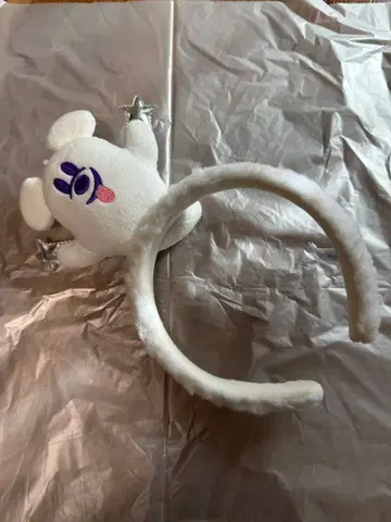 디즈니 할로윈 유령 머리띠 화이트