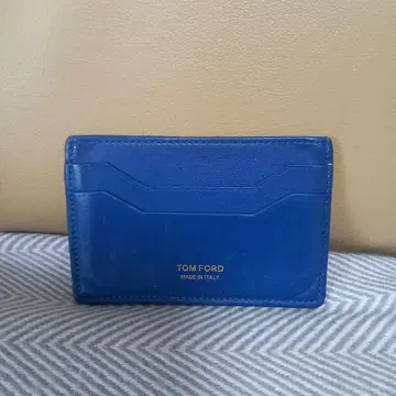TOM FORD 블루 가죽 카드 케이스