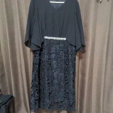 블랙 레이스 스커트 드레스 XL 사이즈