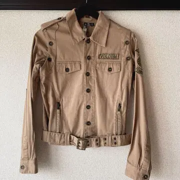 VOLCOM 밀리터리 자켓 베이지