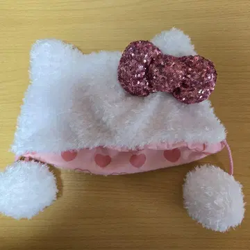 고양이 귀 머리띠 헬로키티 디자인