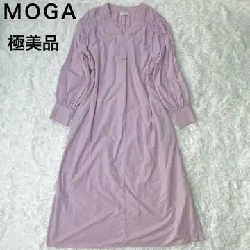 컨디션 최상 모가 MOGA 롱 원피스 맥시 길이 여성용 2 M 핑크