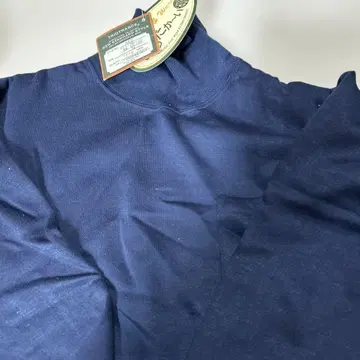 미사용 네이비 하이넥 스웨터