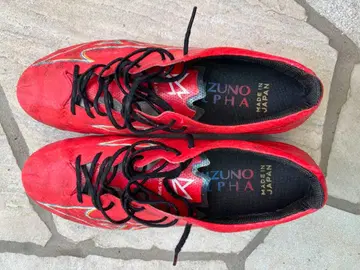 미즈노 알파 재팬 축구화 레드