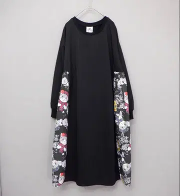 스칼라 153651: 꾸미는 고양이 무늬 절개 원피스