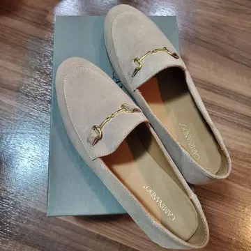 새상품 CAMINANDO 스웨이드 슬립온 로퍼 2WAY 26cm