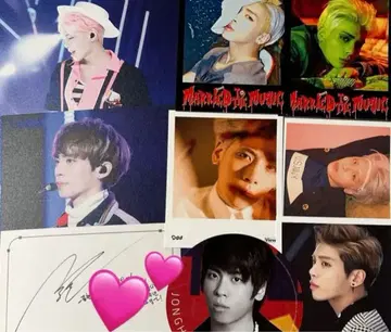 SHINee 종현 폴라로이드 카드 엽서 세트 메리뮤