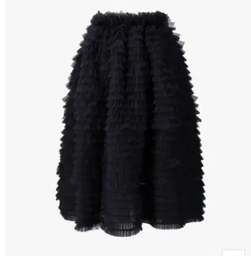 익일 배송 Bibiy. DARLENE SHUSHU SKIRT 네이비