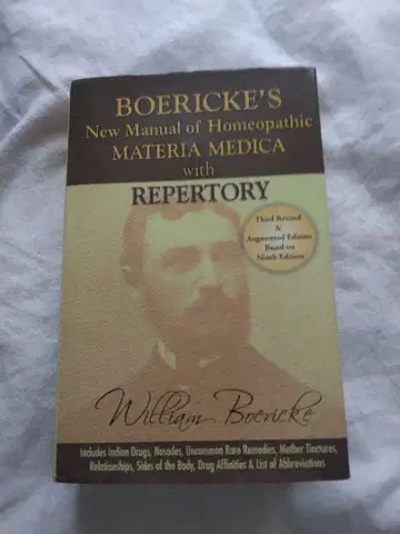 Boericke's New Manual of Homeopathic 영문판