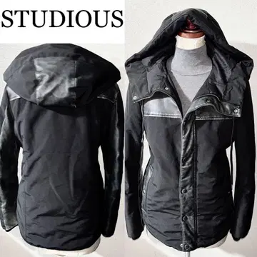 STUDIOUS 정가 5만엔 정도 양가죽 라무 가죽 다운 자켓 일본제