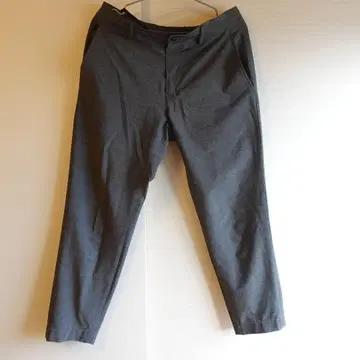 그레이 드로우 스트링 슬랙스