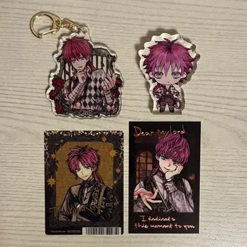 악마 집사와 검은 고양이 라토 굿즈 4종 금박