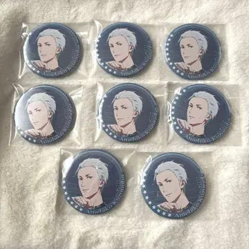 SideM 10th 캔뱃지 카즈노하 아메히코 8점 세트