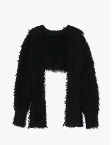 THEREDTHREAD S 테일 가디건 크롭