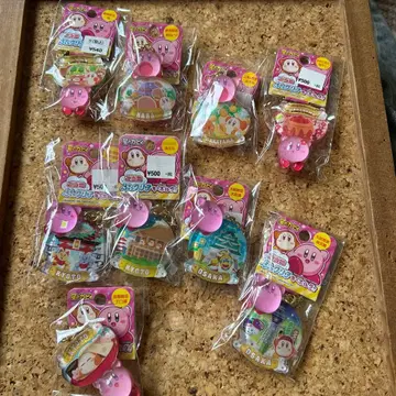 커비 지역 한정판 키링 9개 세트