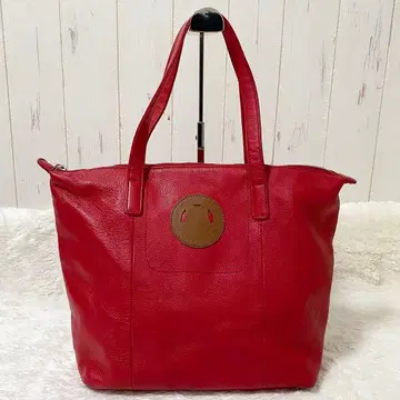 레어 와치필드 다얀 토트백 가죽 빨간색 숄더 A4 수납 가능