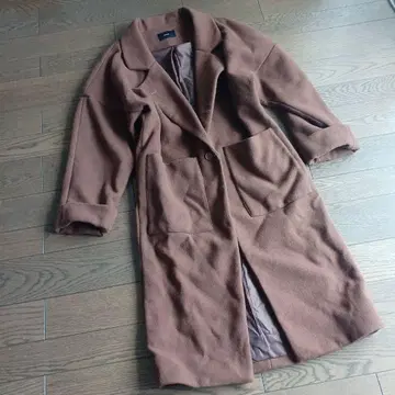 EMODA 브라운 롱 코트