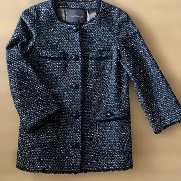 Jewel Changes 노카라 트위드 자켓 애로우즈