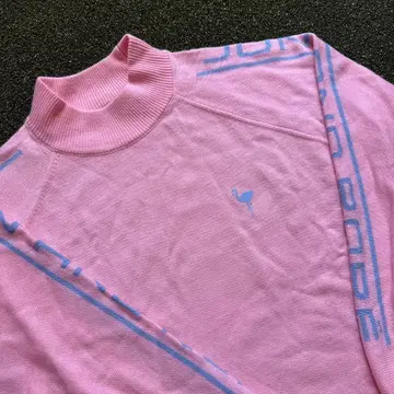 JUN&ROPE 미사용품 핑크 하이넥 스웨터 M