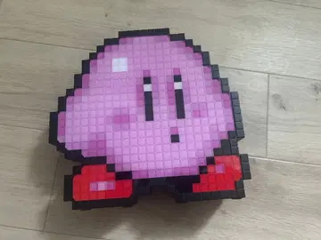 커비 도트 그림 라이트