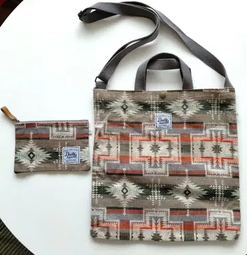 데일리 러셋 숄더백과 파우치 세트