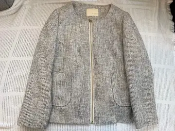 SLOBE IENA 노카라 자켓 그레이 베이지 계열