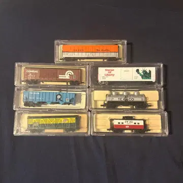 N 게이지 화물 자동차 7량 세트 케이스 포함