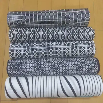 면 유카타 옷감 5개 세트