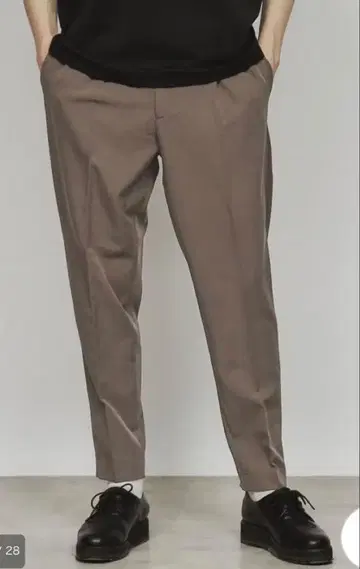 [택 포함] 360도 스트레치 와이드 테이퍼드 팬츠