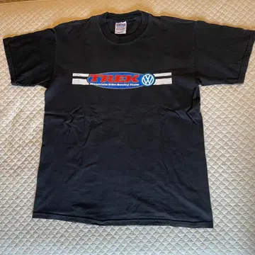 TREK Volkswagen 티셔츠 블랙 구제 의류