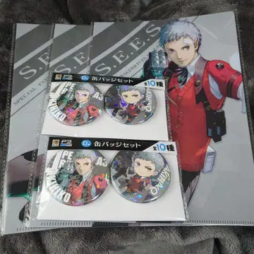 페르소나 3 구스마 복권 클리어 파일 캔뱃지 사나다