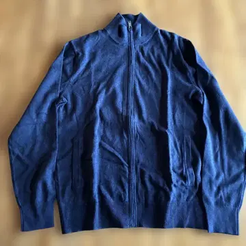 [ 미사용 ] Gap 네이비 집업 니트 S