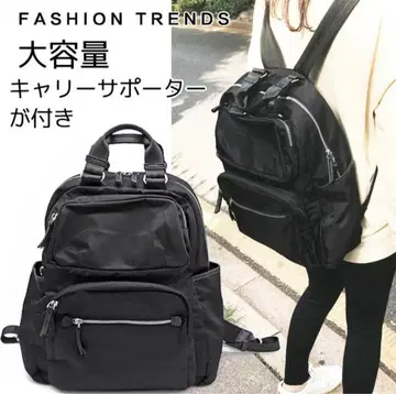 백팩 나일론 백팩 블랙 여성용