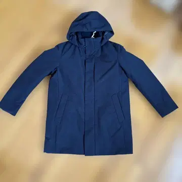 유니클로 남성용 다크 네이비 다운 코트