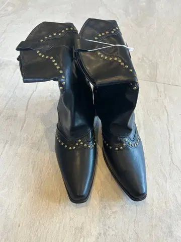 웨스턴 부츠 블랙