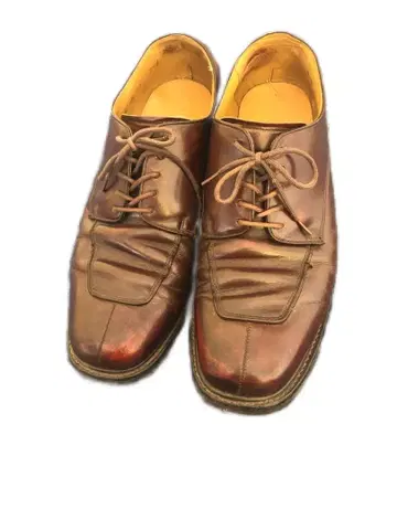 브라운 가죽 드레스 슈즈