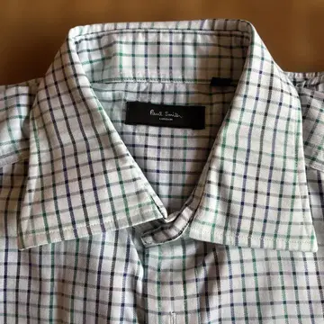 [ 미사용 ] Paul Smith 체크 무늬 긴팔 셔츠 사이즈 M