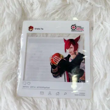 FF14 팬페스티벌 SNS풍 아크릴 카드 그라하 티어