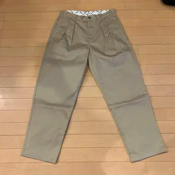 Schott TC DOUBLE PLEATED WIDE PANTS