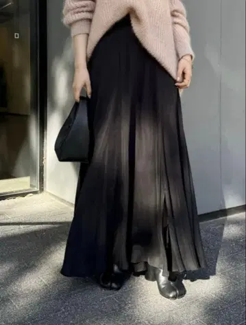 Plage Light Fibril 개더 롱 스커트 36