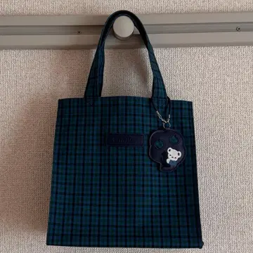 familiar 토트백 (블루 계열 패밀리어 체크)