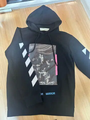 아트 프린트 후드티 XL