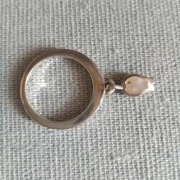 Clioblue 반지 쉘 물고기 모티브 925 약 11.5호