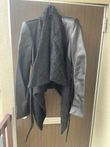 [ 명작/중고품 ] Gareth Pugh 모헤어 가죽 자켓